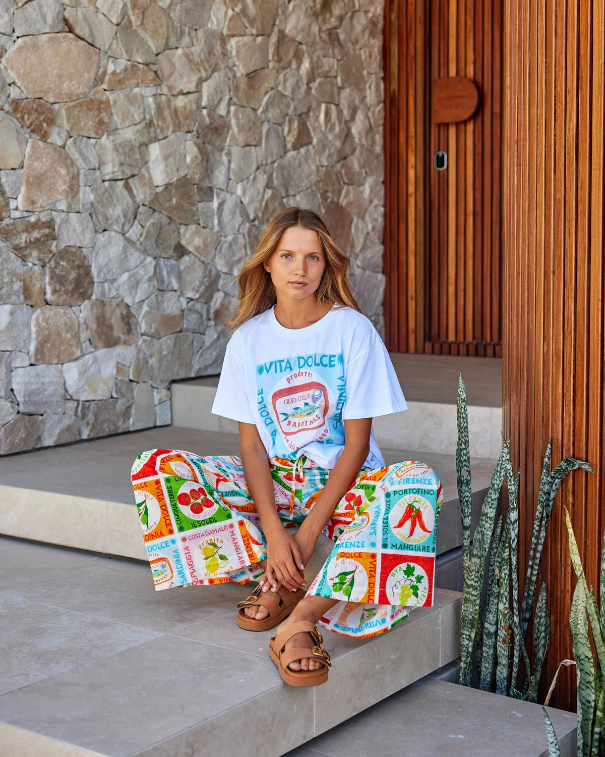 Walnut - Lison Tee in Vita Dolce