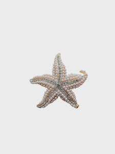 Zeiya - Pearl Starfish Brooch