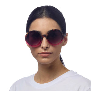 Okkia - Monica Sunglasses in Hav/Hot Pink
