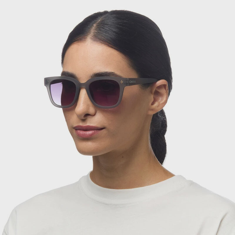 Okkia - Giovanni Sunglasses 12 in Trans Grey