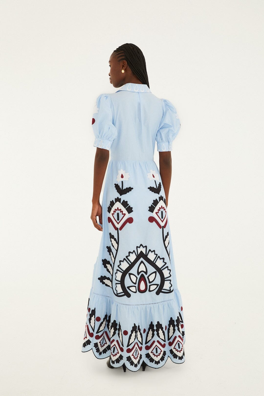 Farm Rio - Artisanal Embroidered Maxi Dress