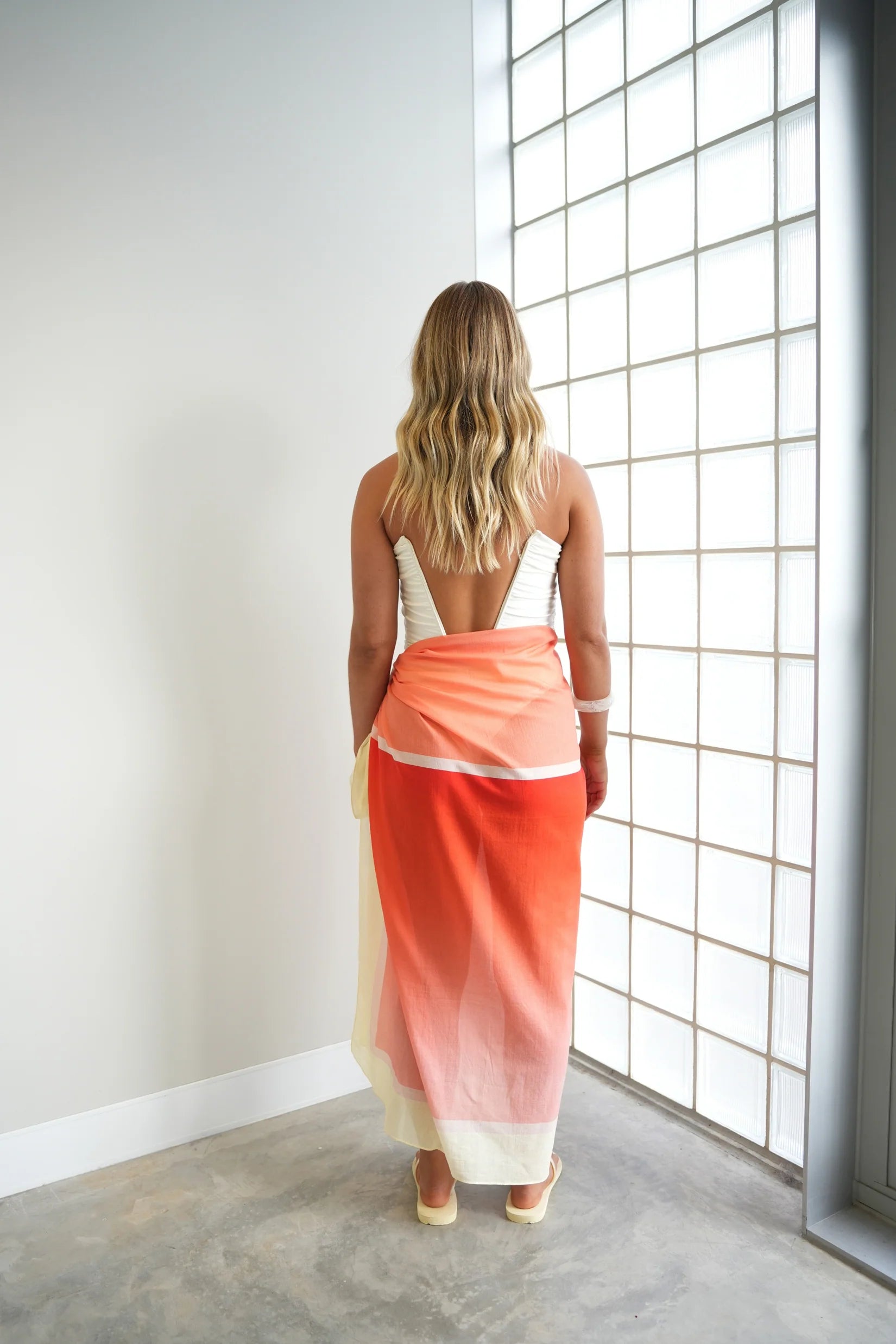 Mia Capri - Sarong in Yellow