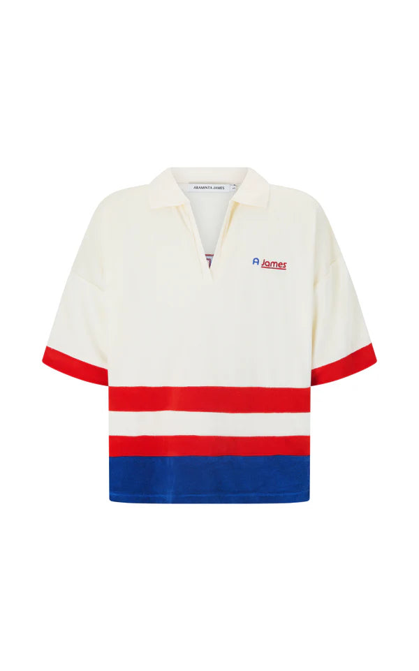 Araminta James - Rico Terry Shirt in Coconut