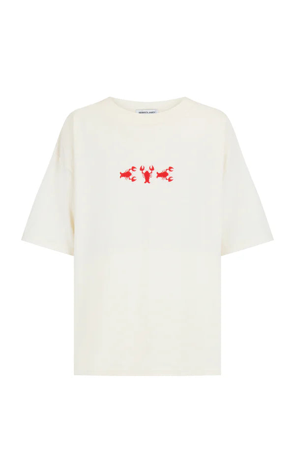 Araminta James - Lobster Tee in Natural