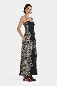 Hansen & Gretel - Alida Maxi Dress in Midnight Bells