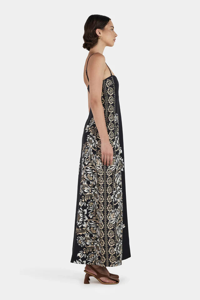 Hansen & Gretel - Alida Maxi Dress in Midnight Bells