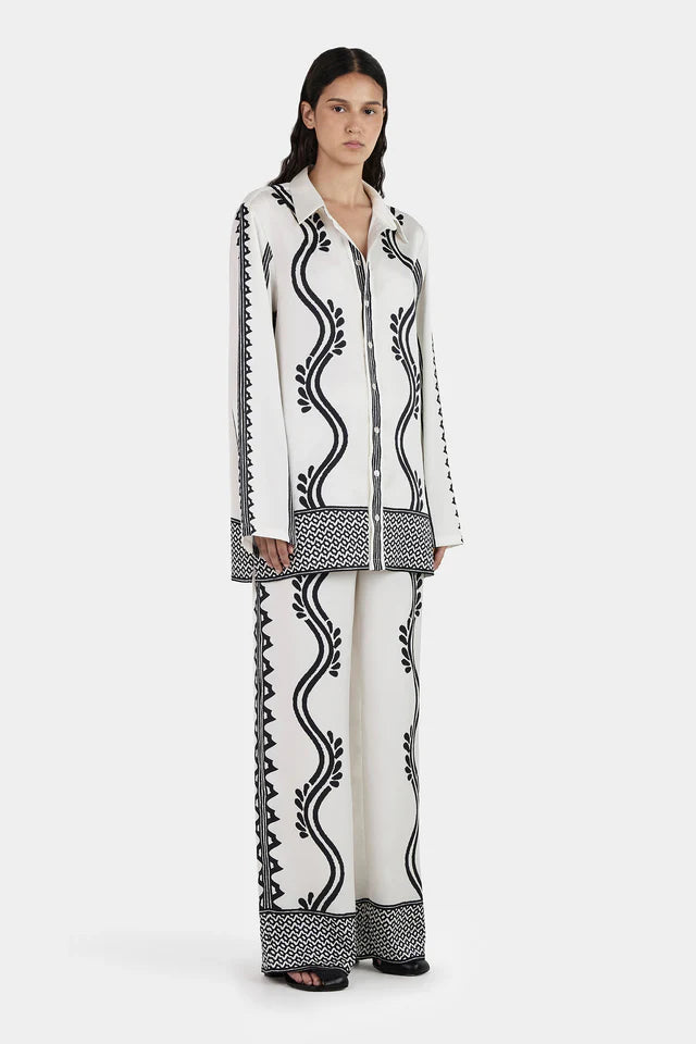 Hansen & Gretel - Allora Shirt in Geo Waves