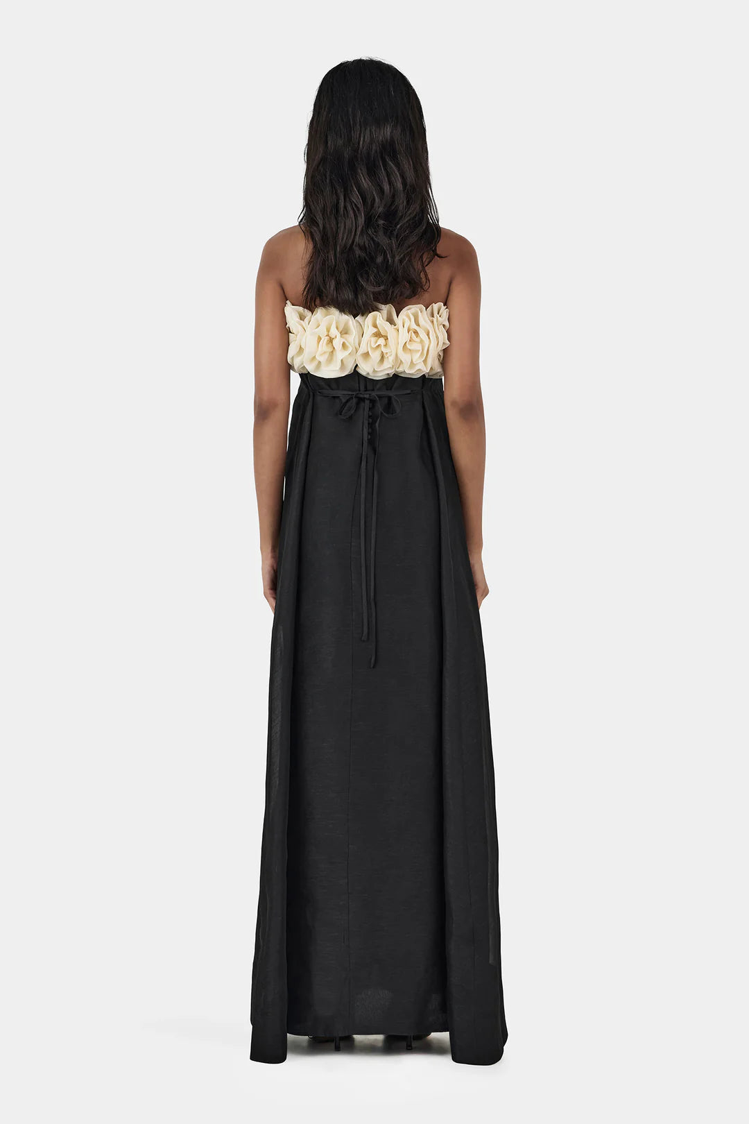 Hansen & Gretel - Aster Maxi Dress in Black/Cream