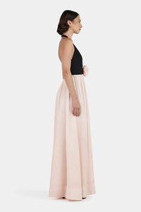 Hansen & Gretel - Calla Maxi Dress in Black/Pink