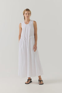 Foemina - Cameron Dress in White Seersucker