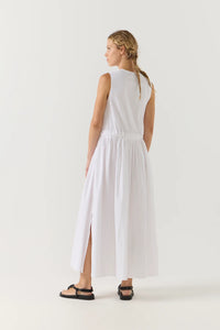 Foemina - Cameron Dress in White Seersucker
