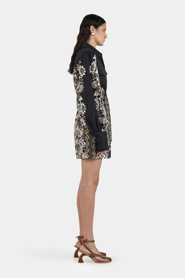 Hansen & Gretel - Constance Mini Dress in Midnight Bells