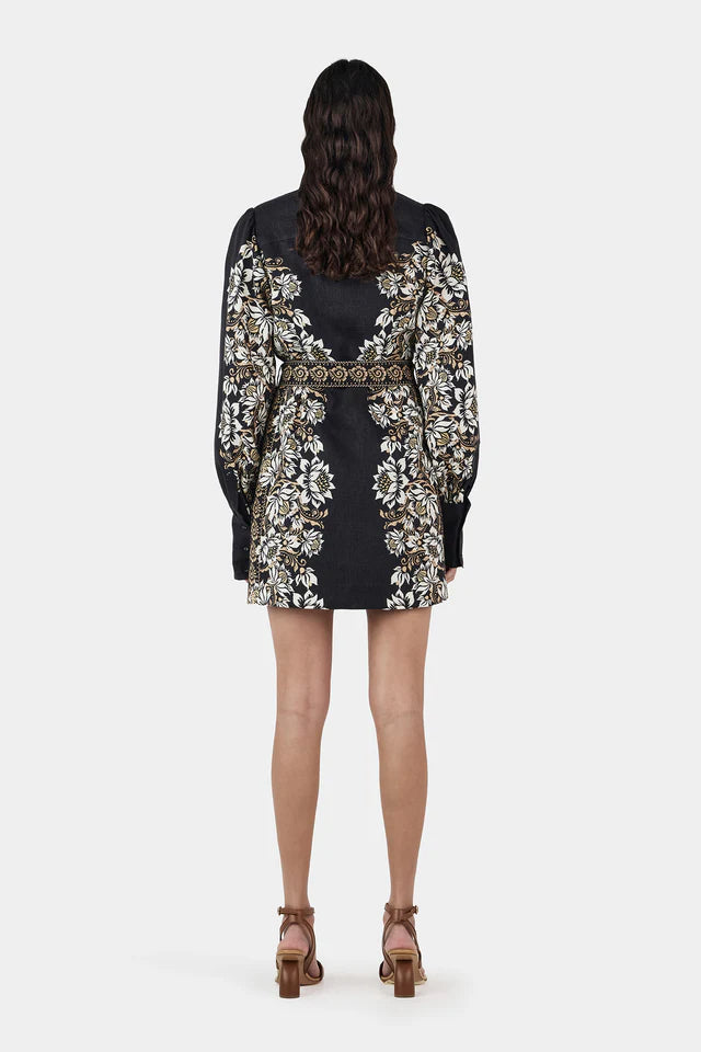 Hansen & Gretel - Constance Mini Dress in Midnight Bells