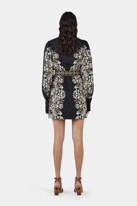 Hansen & Gretel - Constance Mini Dress in Midnight Bells
