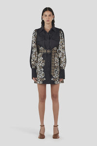 Hansen & Gretel - Constance Mini Dress in Midnight Bells