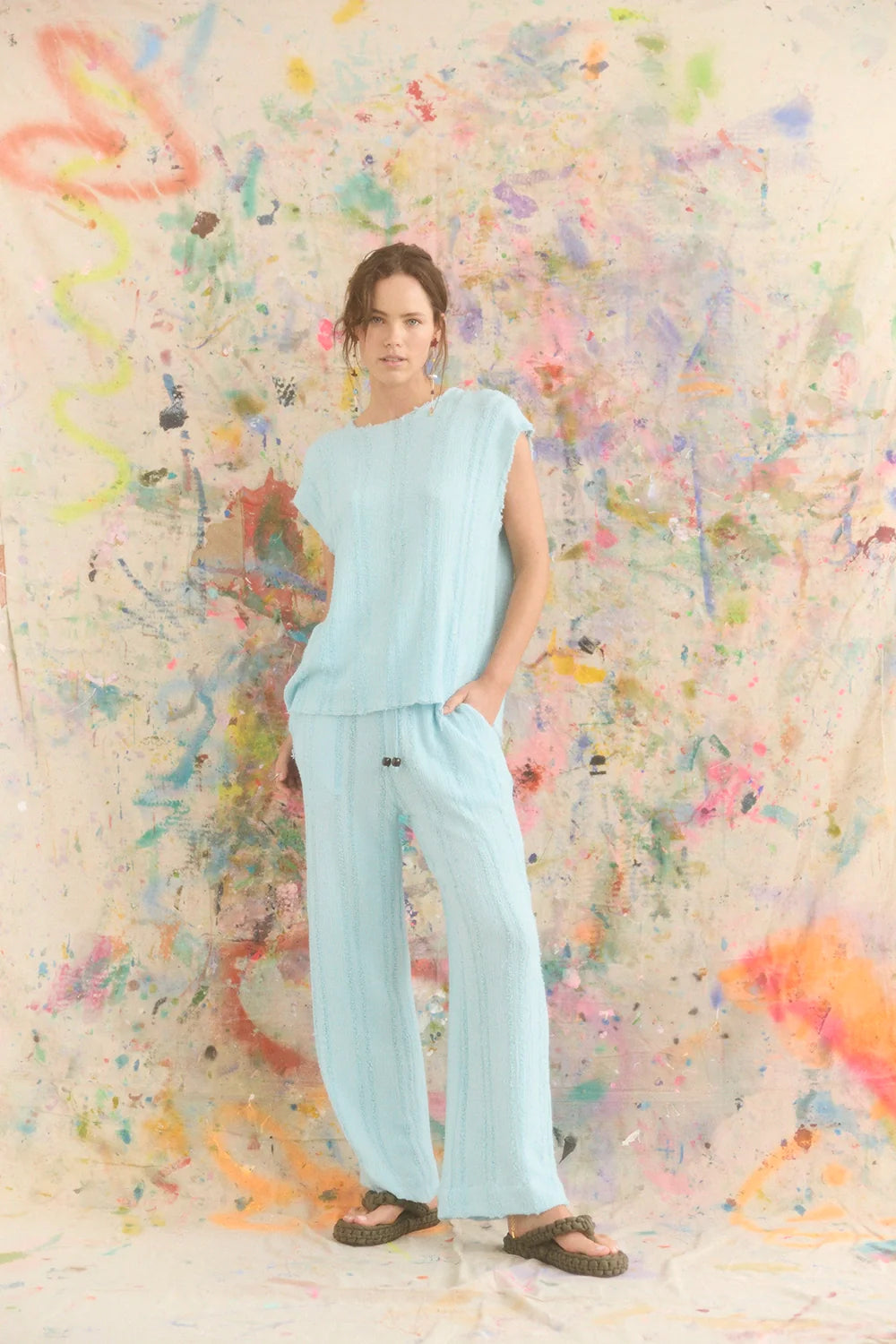 Kinga Csilla - Cora Shyla Pant in Aqua