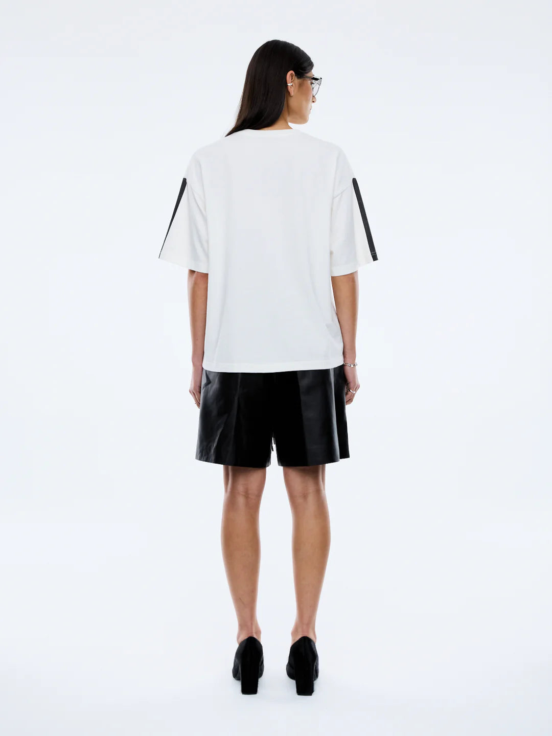 Ena Pelly - Racing Pelly Scoop Tee in White