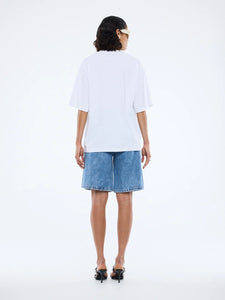 Ena Pelly - Blurred Daisy Frame Tee in White