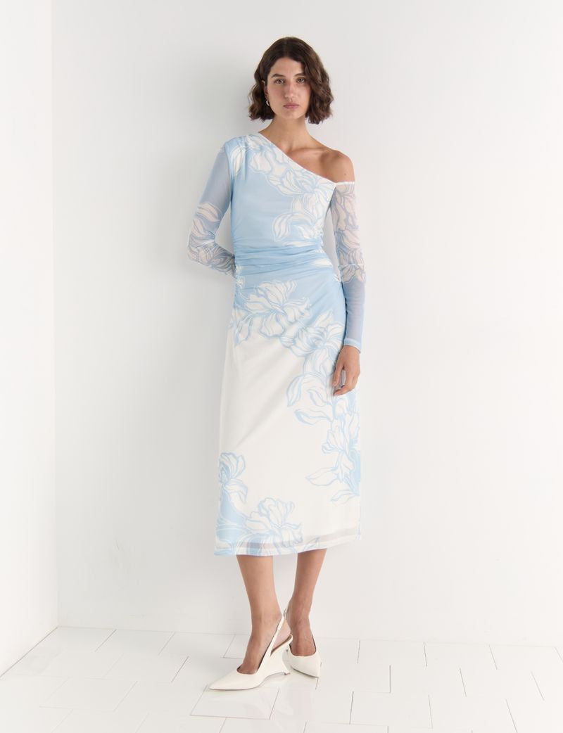 Staple The Label - Aurora Mesh Midi Dress
