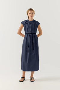 Foemina - Hunter Dress in Navy Poplin