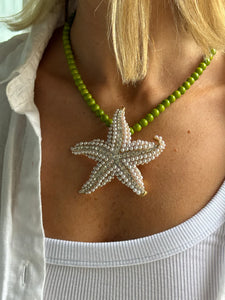 Zeiya - Pearl Starfish Brooch