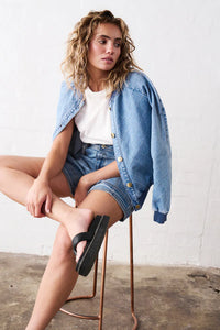 Kireina - Sabrina Bomber in Check Stitch