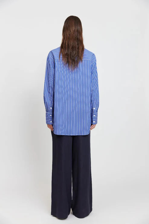 Mael - Florence Shirt in Blue/White