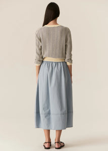 POL - Jules Cardigan in Blue/Ivory