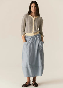 POL - Jules Cardigan in Blue/Ivory