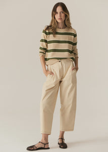 POL - Avid Barrel Pant in Pebble