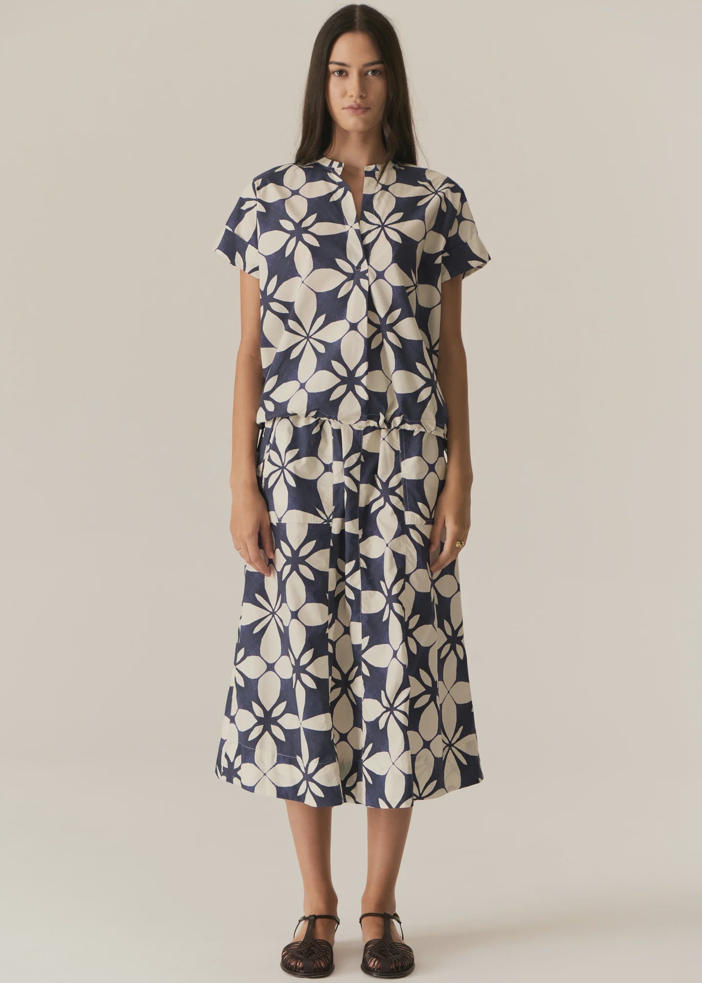 POL - Turin Shirt with Cord in Blue Turin