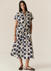 POL - Turin Shirt with Cord in Blue Turin