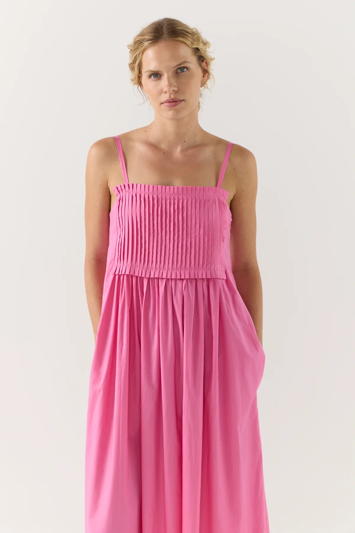 Foemina - Sloane Dress in Peony Summer Cotton
