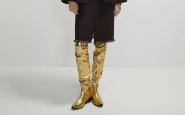 Beatrice - Stivale Boots in Gold
