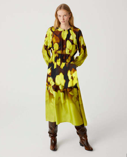 Beatrice - Printed Silk Dress