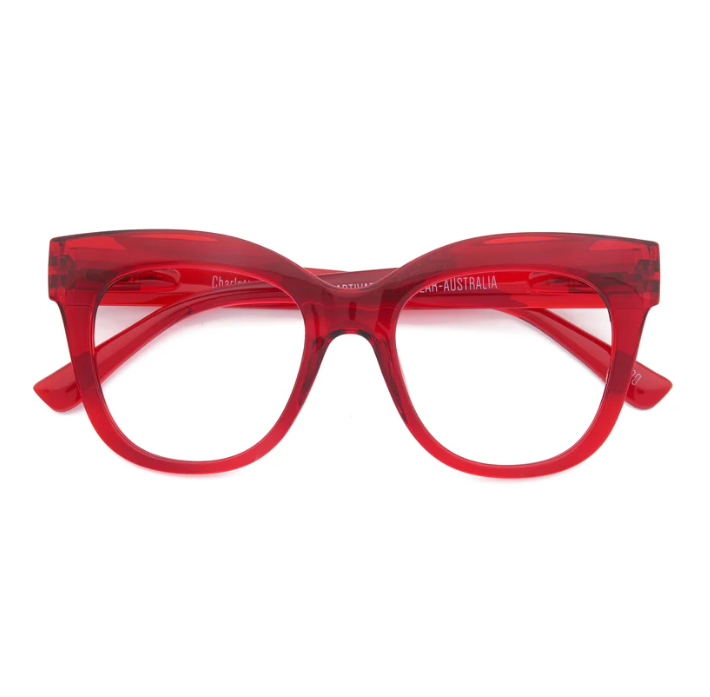 Captivated Soul - Charlotte Reading Glass in Red