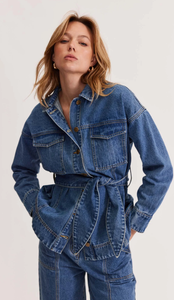 Staple the Label - Alita Denim Shacket