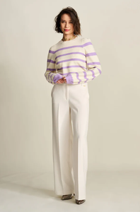 POM - Wide Leg Pants in Blooming Ecru