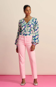 POM - Elli Straight Jeans in Blooming Pink