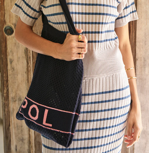 POL - Knit Tote in Ink