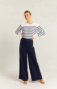 Alessandra - Atlas Pant in Navy