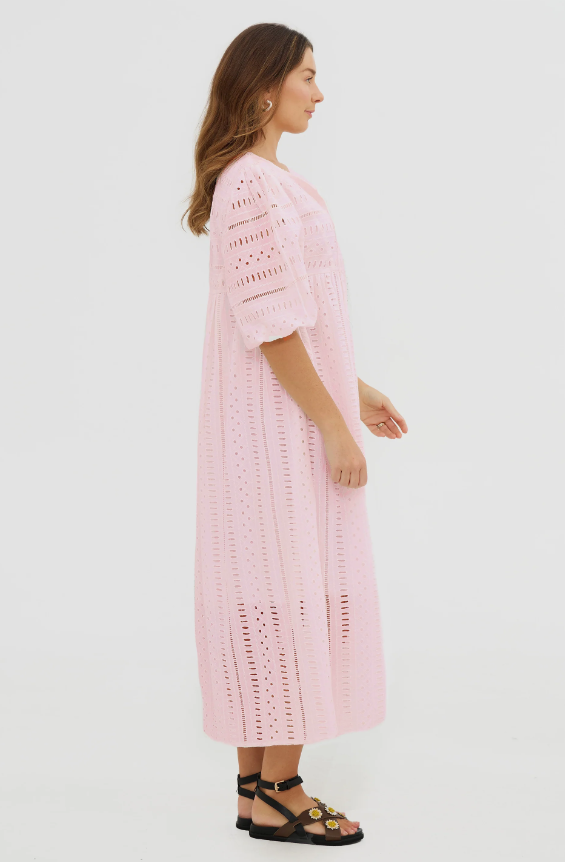 Waldrey - Annie Dress in Blush Pink