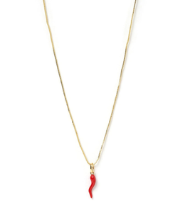 Arms of Eve - Cornicello Red Charm Necklace