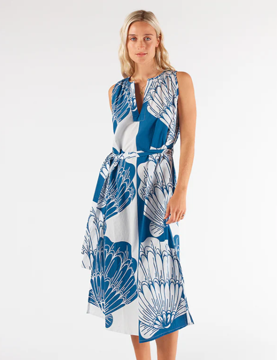 Itami - Conchas Dress in Blue