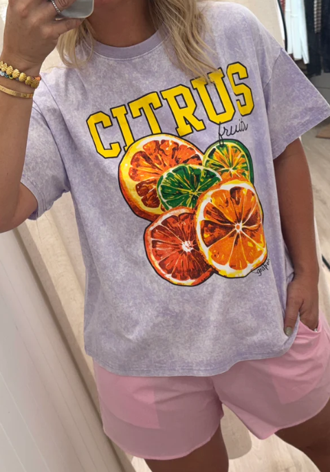 By Frankie - Citrus Tee in Lilac