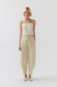 Foemina - Edith Pant in Bone Canvas