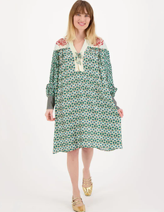 Me369 - Bonnie Tie Placket Safari Dress