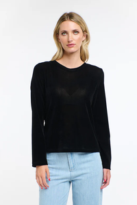 365 Days - Velvet Underground Top in Black