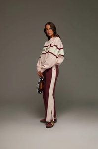 Araminta James - Alpine Sweatshirt in Light Blush