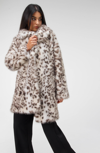 Indijo - Jasmine Jacket in White Leopard